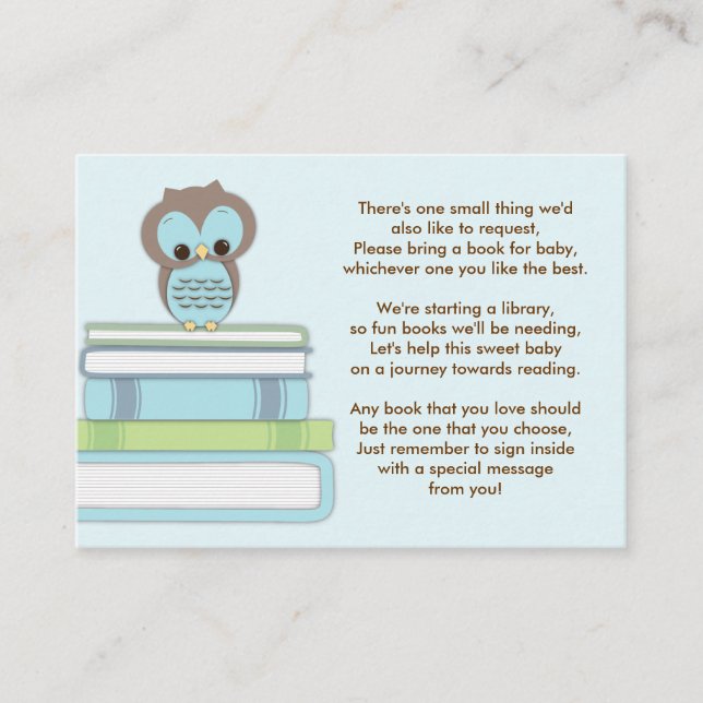 Carte de demande d'insertion de Baby shower de la  (Devant)