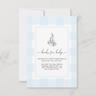 Carte de demande d'insertion pour les livres Blue 