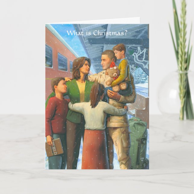Carte de départ de Noël (Devant)
