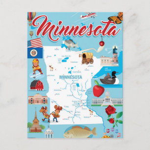 Carte de dessin du Minnesota