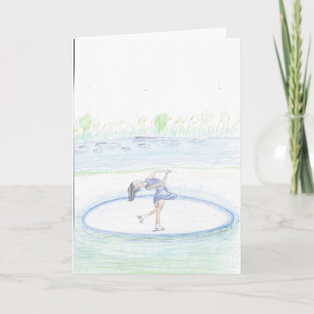 Carte de dessin simple vide (Devant)