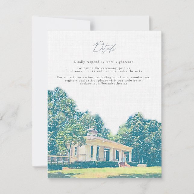 Carte de détails de Catherine et Bo (Devant)