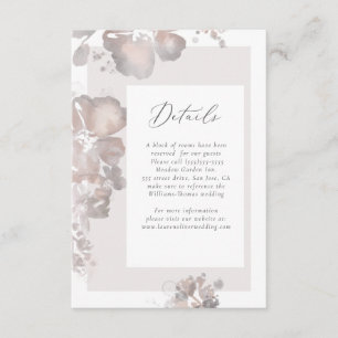 Carte de détails de l'aquarelle