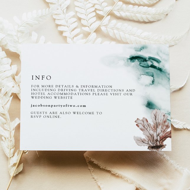 Carte de détails de plage ARIEL Tropical Ocean Mar (Créateur téléchargé)