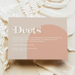 Carte de détails des débits de TRIXIE Blush Retro