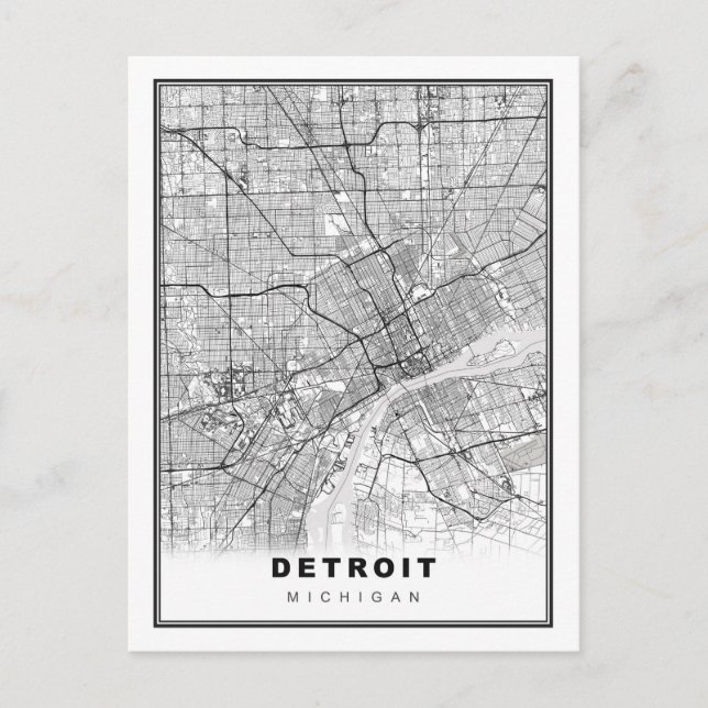 Carte de Détroit (Devant)