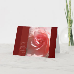 Carte de devis Anais Nin en rose