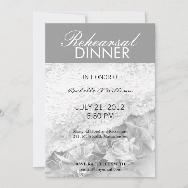 Carte de dîner de répétition de charbon de bois St (Devant)