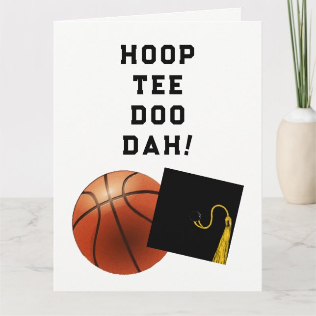Carte de diplôme de basket-ball (Devant)