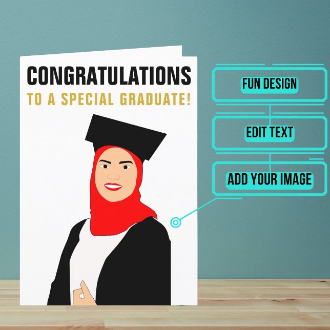 Carte de diplôme Hajibi (Enjoy this unique design.)
