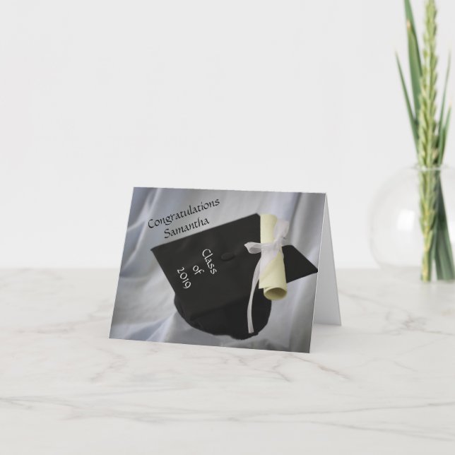 Carte de diplôme personnalisée (Devant)