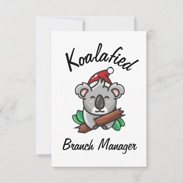 Carte de directeur de succursale koalafied (Devant)