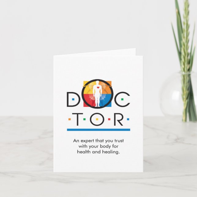 Carte de "docteur" note (Devant)