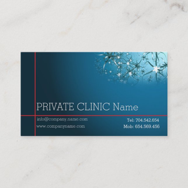 Carte de docteur premiers secours de clinique (Devant)