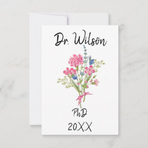 Carte de doctorat personnalisée, Diplôme de doctor