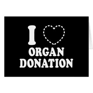 CARTE DE DON D'ORGANE {COEUR MANQUANT}