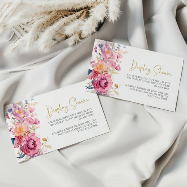 Carte de douche à écran violet Fleur sauvage (Créateur téléchargé)