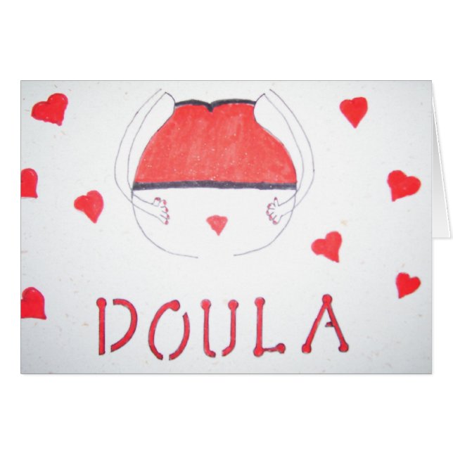 Carte de Doula (Devant horizontal)
