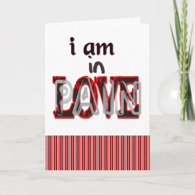 Carte de douleur anti-Saint-Valentin en amour (Devant)