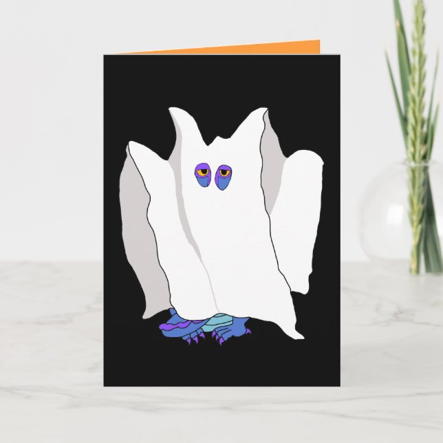 Carte de dragon de Halloween (Devant)