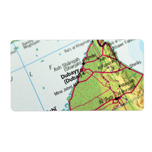 Carte de Dubaï