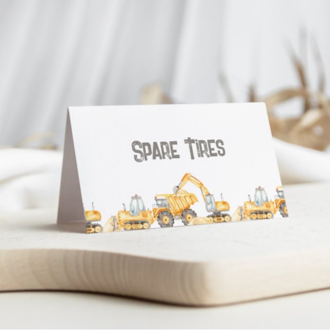 Carte de Étiquette alimentaire pliée pour camions  (Créateur téléchargé)