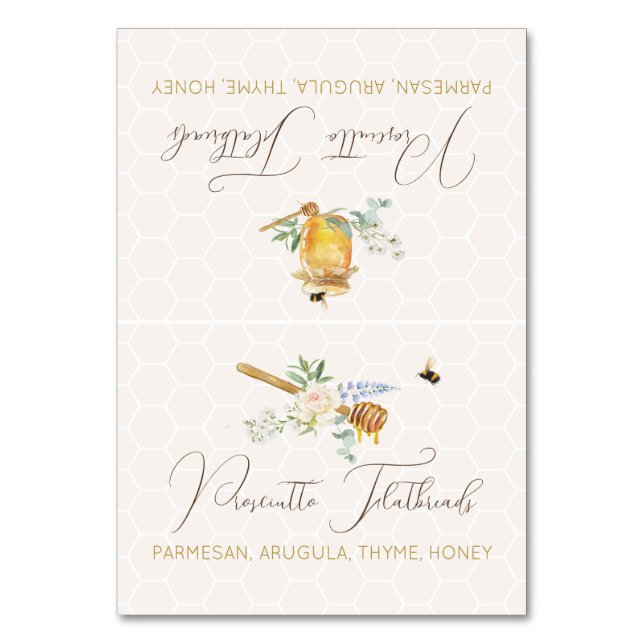Carte de Étiquette de nourriture pour Baby shower  (Par défaut)