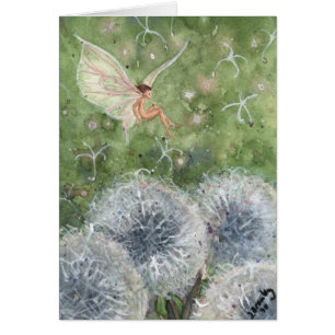 Carte "de Fae d'horloge de pissenlit "