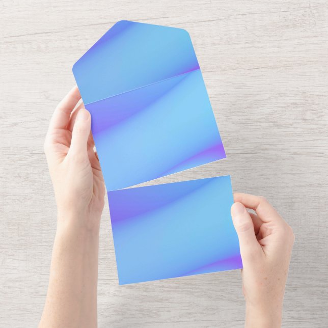 Carte de faire-part d'annonces de couleur unie (Déchirure)