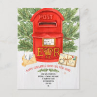 Carte de Faire-part de déplacement de boîte aux le