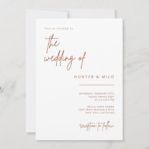 Carte de Faire-part de Faire-part de mariage de sc