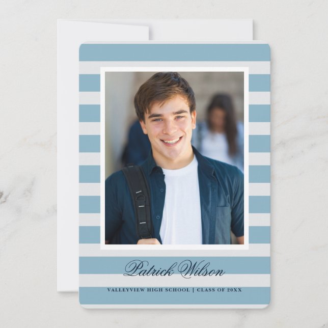 Carte de faire-part de graduation Moderne Grad (Devant)