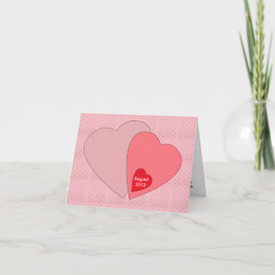 Carte de Faire-part de grossesse de jour de Valent