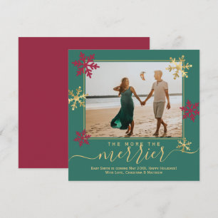 Carte de Faire-part de grossesse de Noël