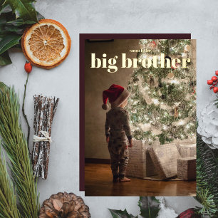 Carte de Faire-part de grossesse de Noël Big Broth