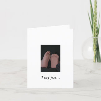 Carte de faire-part de grossesse Pitter Patter