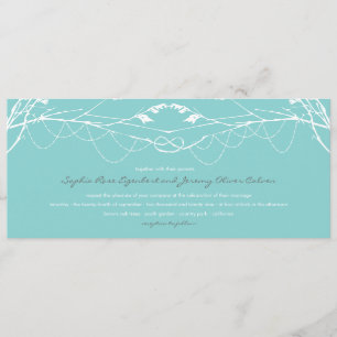 Carte de Faire-part de mariage de la branche des a