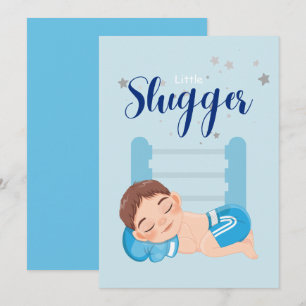 Carte de Faire-part pour bébé petit garçon