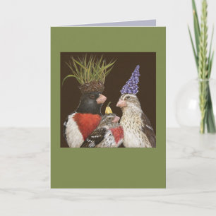 Carte de famille Grosbeak