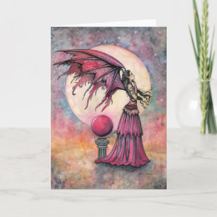 Carte de fantasy nocturne aux fées par Molly Harri