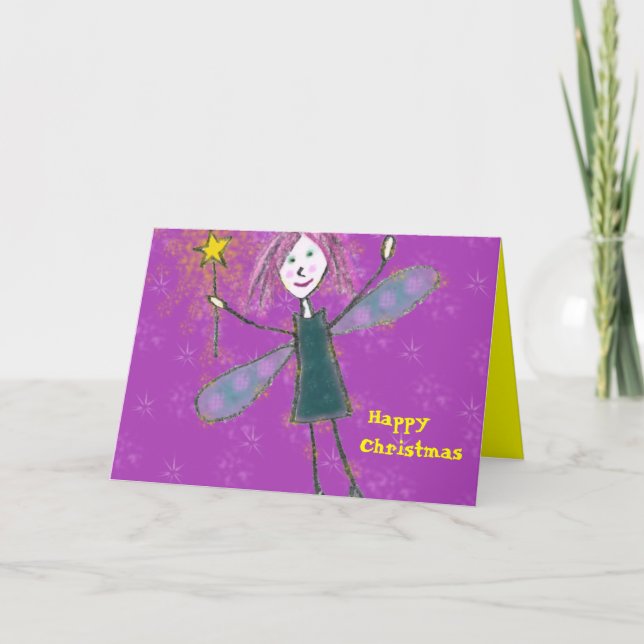 Carte de fée de Noël (Devant)