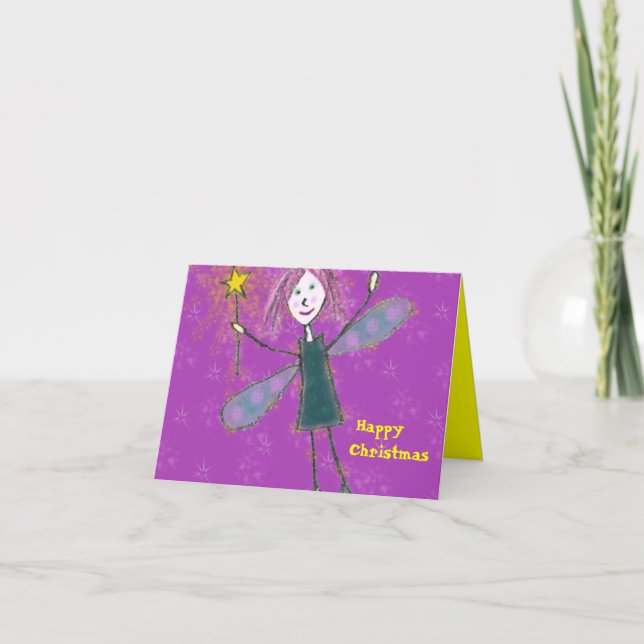 Carte de fée de Noël (Devant)
