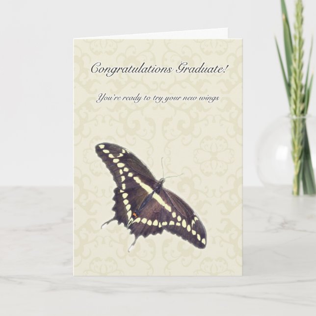 Carte de félicitations aux diplômés de Swallowtail (Devant)