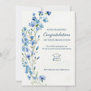 Carte de Félicitations de Diplôme   Maîtrise, Ses 