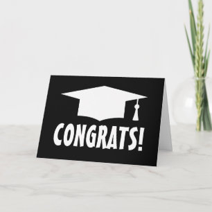 Carte de félicitations de remise de diplôme amusan