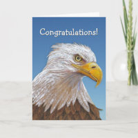 Carte de félicitations Eagle
