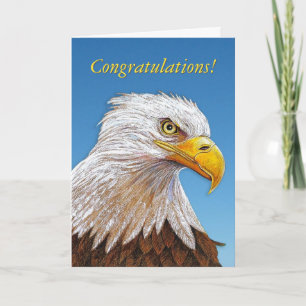 Carte de félicitations Eagle