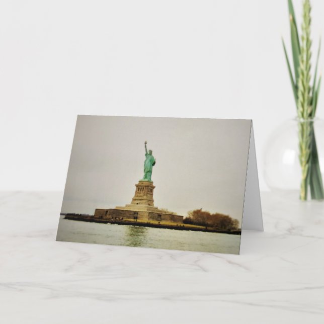 Carte de félicitations "Ellis Island" (Devant)