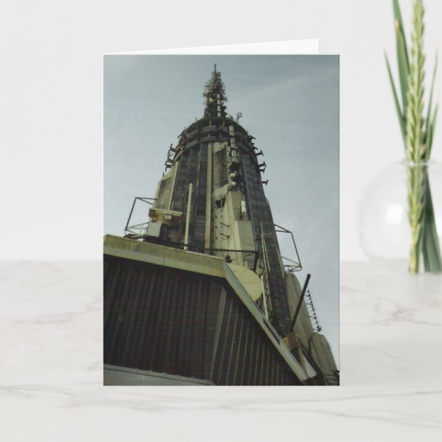 Carte de félicitations "Empire State Building Top" (Devant)