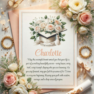 Carte de Félicitations Florale